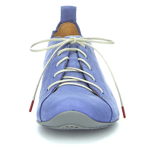 Buty sportowe damskie Think! niebieskie bez wzorów sznurowane płaskie 