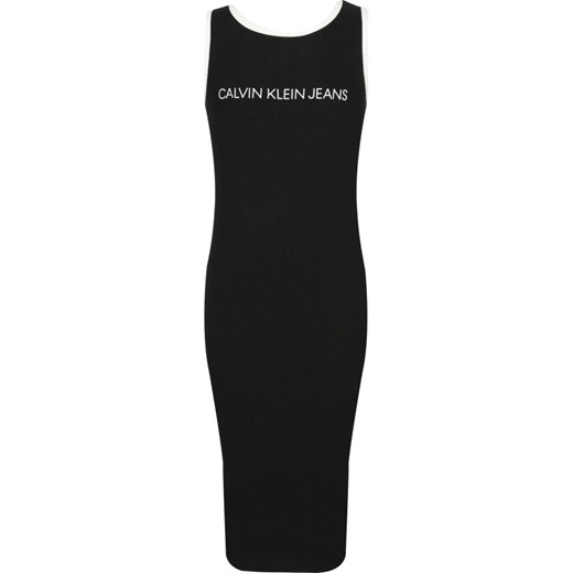 Sukienka dziewczęca Calvin Klein czarna 