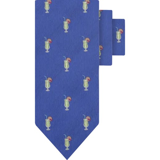 Niebieski krawat Joop! w abstrakcyjnym wzorze 