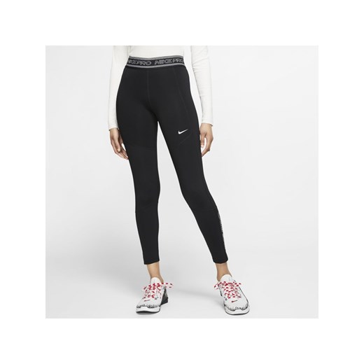 Nike spodnie damskie w sportowym stylu czarne bez wzorów 