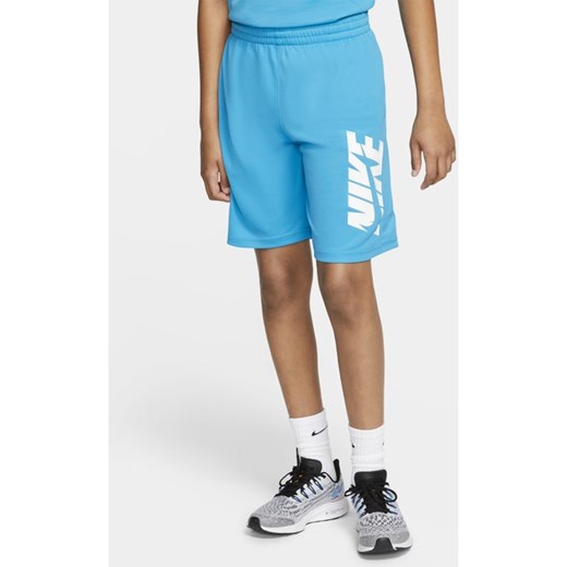 Spodenki chłopięce niebieskie Nike 