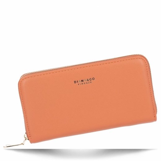 Pomarańczowa portfel damski Diana&Co 