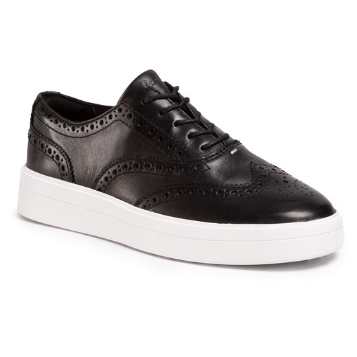 Sneakersy CLARKS - Hero Brogue 261493894 Black Leather