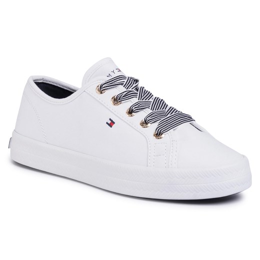 Tenisówki Tommy Hilfiger Essential Nautical Sneaker FW0FW04848 White YBS