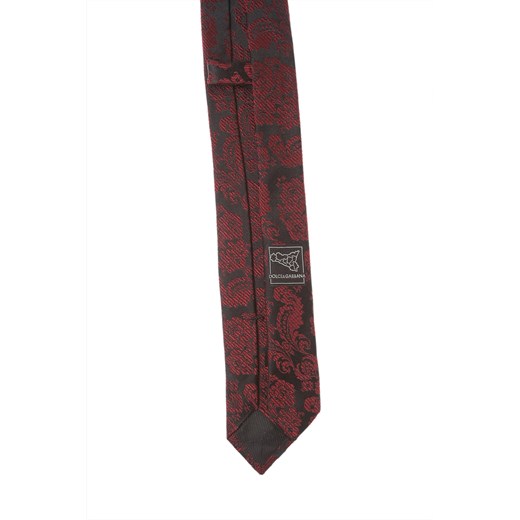 Brązowy krawat Dolce & Gabbana 