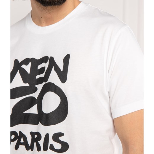T-shirt męski Kenzo biały 
