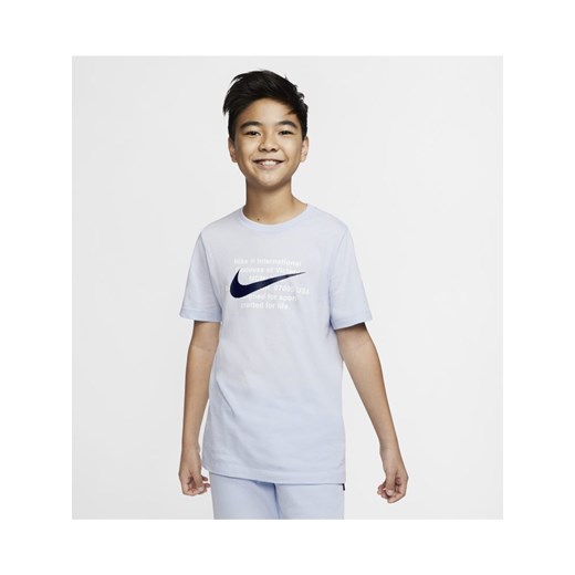 T-shirt dla dużych dzieci Nike Sportswear - Szary Nike M wyprzedaż Nike poland