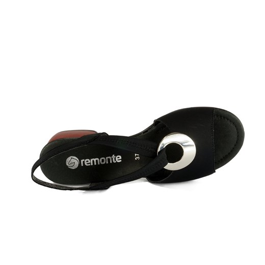 RIEKER REMONTE R8751-01 black, sandały damskie  Rieker Remonte  e-kobi.pl okazja 