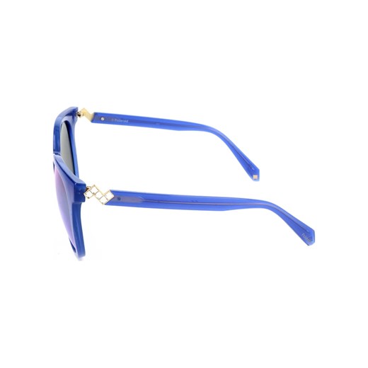 Damskie okulary przeciwsłoneczne w kolorze niebiesko-jasnoróżowym  Polaroid 52 okazja Limango Polska 