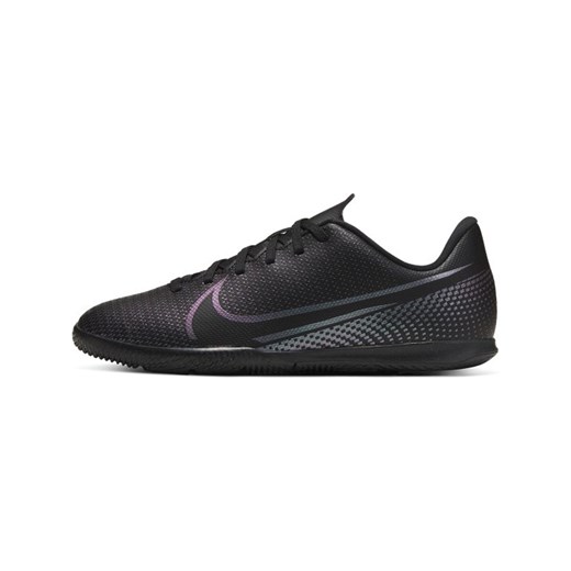 Nike buty sportowe dziecięce czarne gładkie sznurowane 