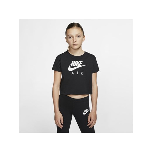 Bluzka dziewczęca Nike czarna 