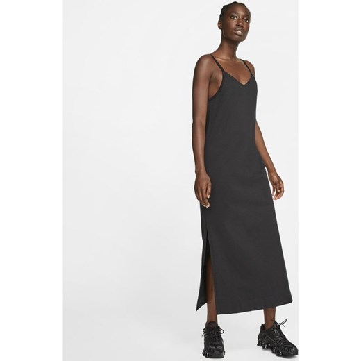 Sukienka Nike prosta z dekoltem w literę v maxi dzienna 