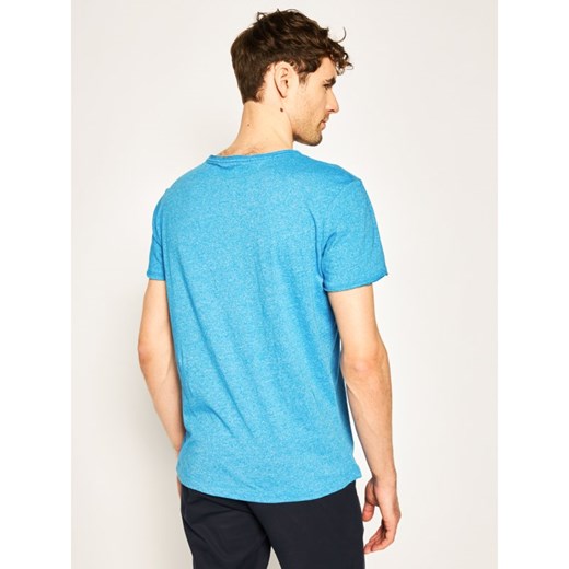 T-shirt męski Calvin Klein z krótkim rękawem turkusowy 