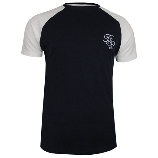 Granatowo-Biały Bawełniany T-Shirt Męski -Brave Soul- Koszulka, Krótki Rękaw, Logo TSBRSSS20MODELrichnavy ze sklepu JegoSzafa.pl w kategorii T-shirty męskie - zdjęcie 83970283
