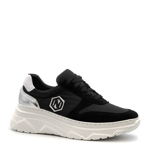 Sportowe czarne sneakersy typu chunky 256A ze sklepu NESCIOR w kategorii Buty sportowe damskie - zdjęcie 83992561