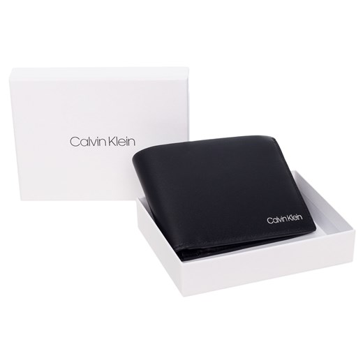 CALVIN KLEIN PORTFEL MĘSKI CK EXEC 5CC + COIN BLACK K50K505433 BAX Calvin Klein   messimo