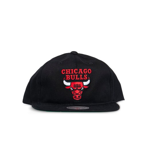 Czapka Mitchell & Ness Chicago Bulls Snapback Cap czarna Team Logo Deadstock Throwback Snapback