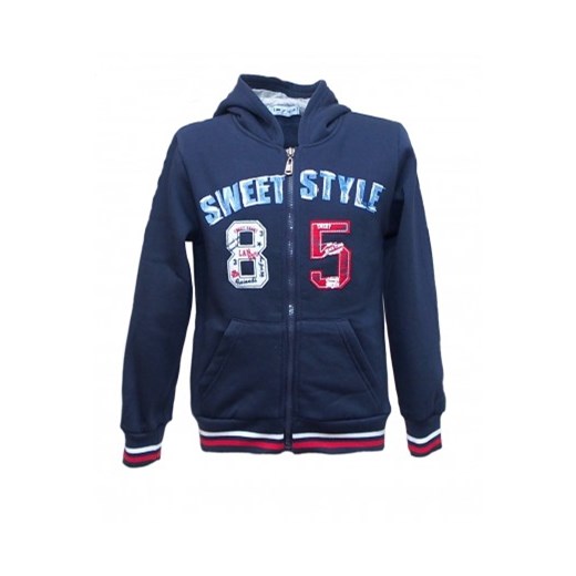 Bluza rozpinana 85 - 3 kolory (122-146) petiten niebieski bawełniane