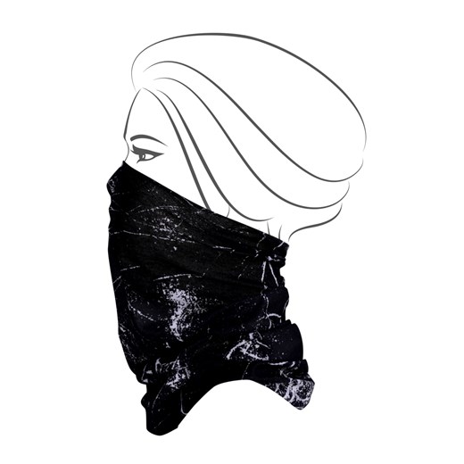 Wielofunkcyjna chusta czarny marmur ze sklepu Moja Dedra - domodi w kategorii Szaliki i chusty damskie - zdjęcie 84005562