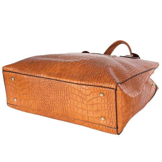 Shopper bag Pierre Cardin elegancka z tłoczeniem 