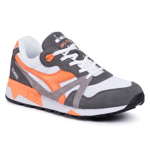 Sneakersy DIADORA - N9000 III D501.171853 01 C7940 White/Charcoal Gray/Necta