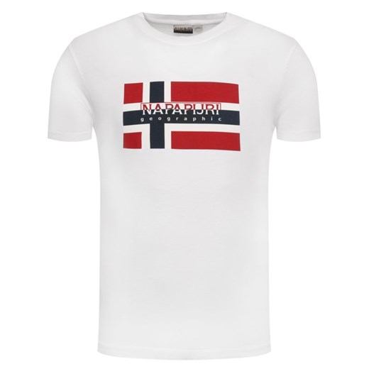 Napapijri T-Shirt Sovico NP0A4E38 Biały Regular Fit