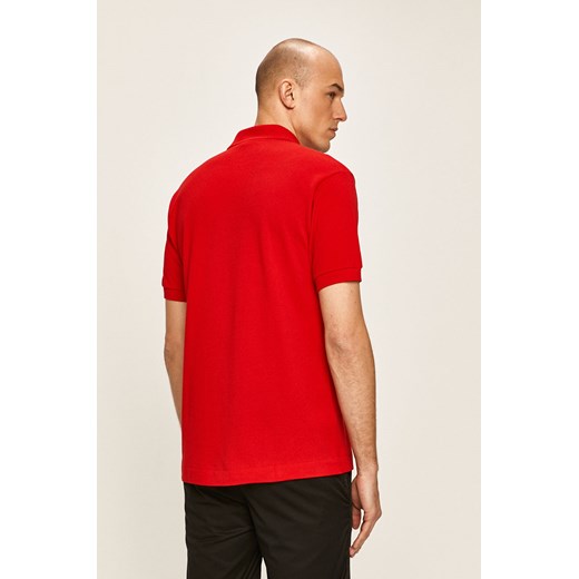 Lacoste t-shirt męski dzianinowy czerwony 