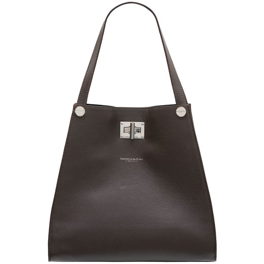 Glamorous By Glam shopper bag bez dodatków matowa na ramię skórzana 