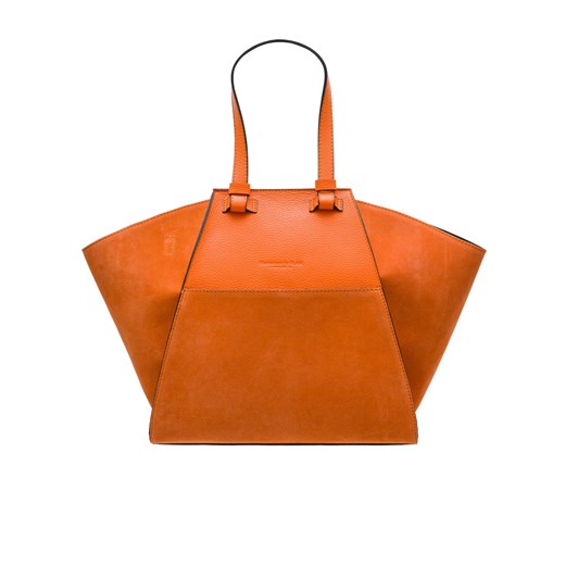 Shopper bag Glamorous By Glam na ramię matowa bez dodatków 