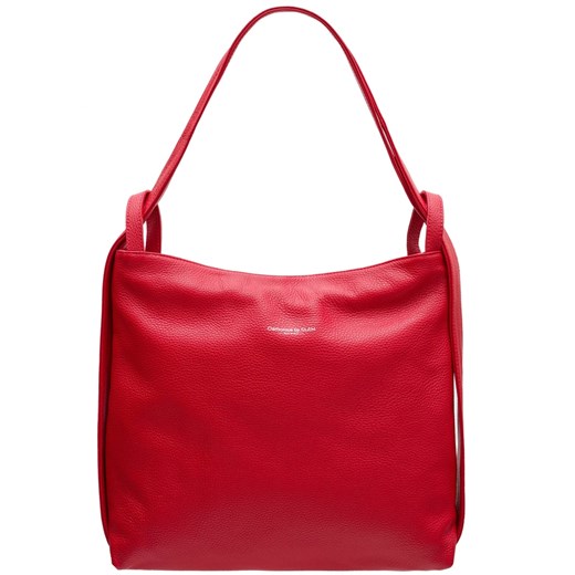 Shopper bag Glamorous By Glam bez dodatków skórzana duża 