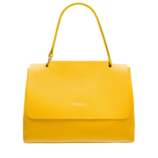Shopper bag Glamorous By Glam ze skóry bez dodatków elegancka średnia 