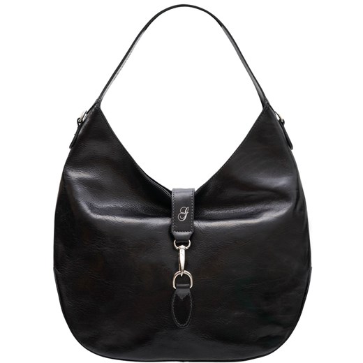 Czarna shopper bag Glamorous By Glam matowa na ramię średnia bez dodatków skórzana 