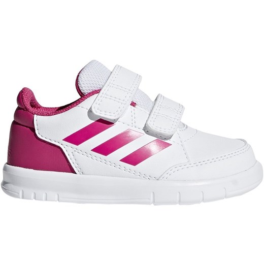 Buty dla dzieci adidas Altasport CF I biało-różowe D96846