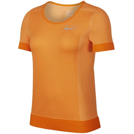 Damska koszulka z krótkim rękawem do biegania Nike Infinite - Pomarańczowy Nike  M Nike poland