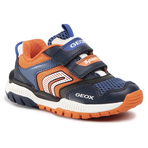 Buty sportowe dziecięce Geox na rzepy bez wzorów 
