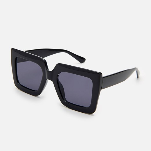 Cropp - Okulary przeciwsłoneczne - Czarny Cropp  One Size 
