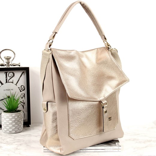 Shopper bag Conci bez dodatków mieszcząca a5 elegancka 