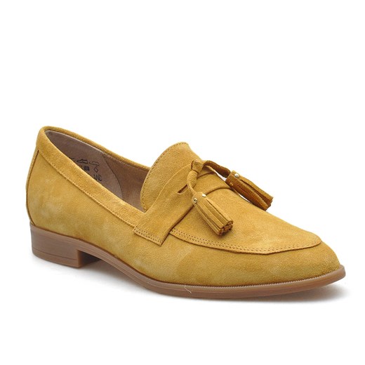 Mokasyny Ryłko 2SP74-XR6 Żółty ze sklepu Arturo-obuwie w kategorii Mokasyny damskie - zdjęcie 84087911