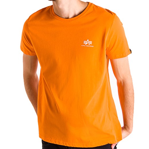 Koszulka sportowa Alpha Industries pomarańczowy na wiosnę 