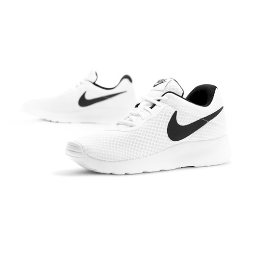 Buty sportowe damskie białe Nike do biegania tanjun sznurowane 