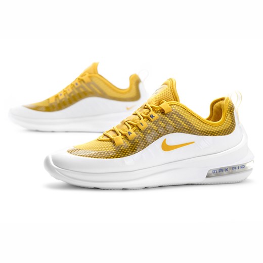 Buty sportowe damskie żółte Nike do biegania gładkie na wiosnę młodzieżowe 