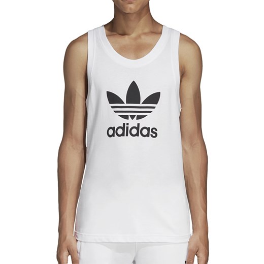T-shirt męski Adidas biały z napisem 