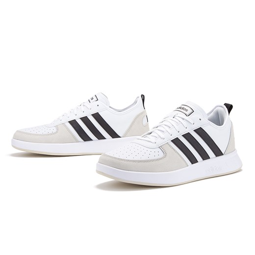 Buty sportowe męskie Adidas białe z zamszu wiosenne 
