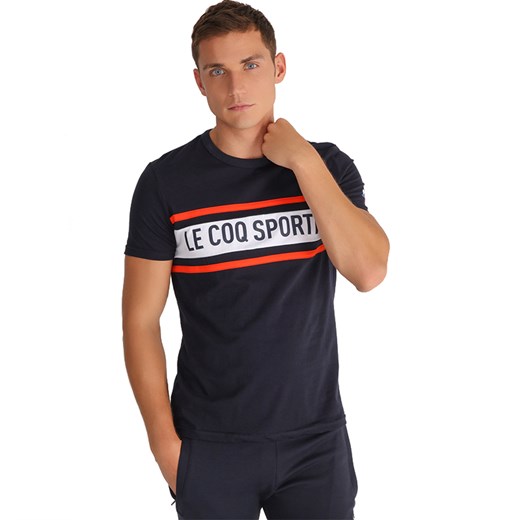 Koszulka sportowa Le Coq Sportif z napisami 