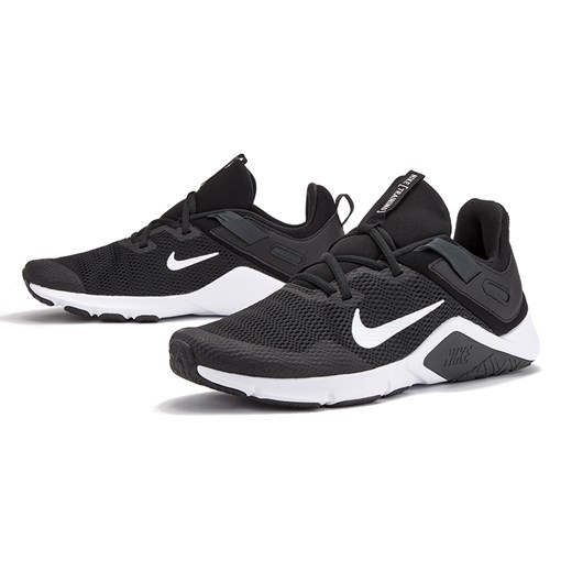 Buty sportowe męskie Nike czarne sznurowane z tkaniny 
