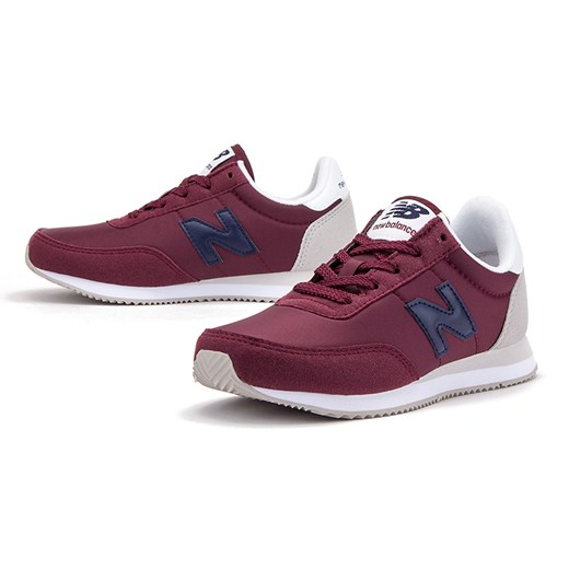 Buty sportowe dziecięce New Balance czerwone wiązane 