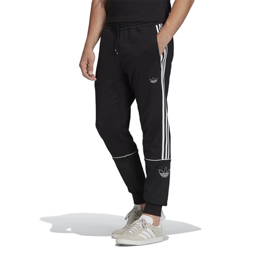 Spodnie męskie Adidas w paski sportowe z bawełny 