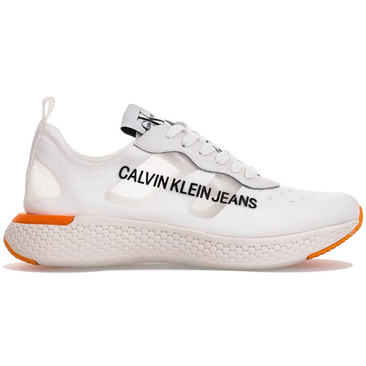 Buty sportowe męskie Calvin Klein młodzieżowe wiązane skórzane 