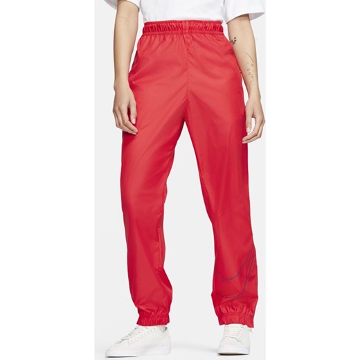 Spodnie męskie czerwone Nike z dresu 