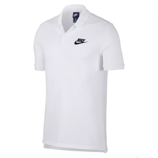 Koszulka sportowa Nike biała bez wzorów bawełniana 